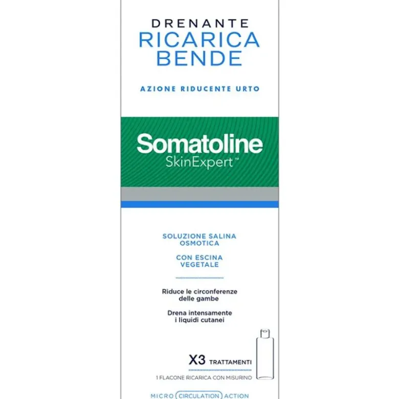 Somatoline Skin Expert Bende Snellenti Drenanti Kit Ricarica 420ml