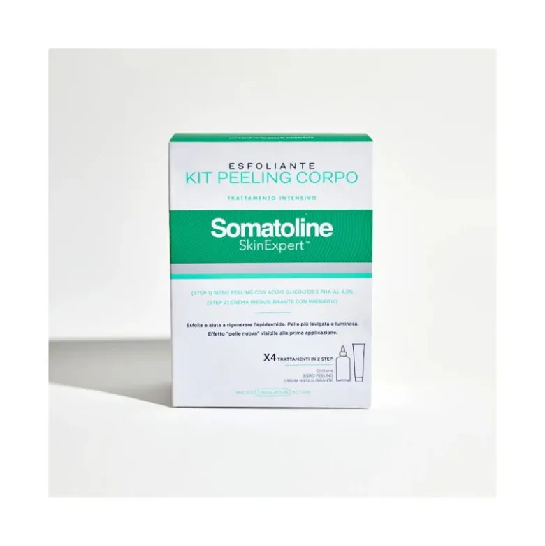 Somatoline Skin Expert Kit Peeling Corpo Gel 200ml + Crema Riequilibrante 100ml