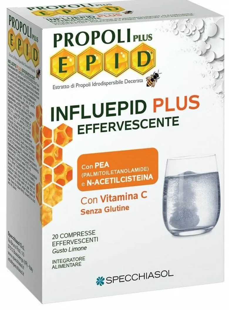 Specchiasol Influepid Plus Effervescente Propoli 20 compresse