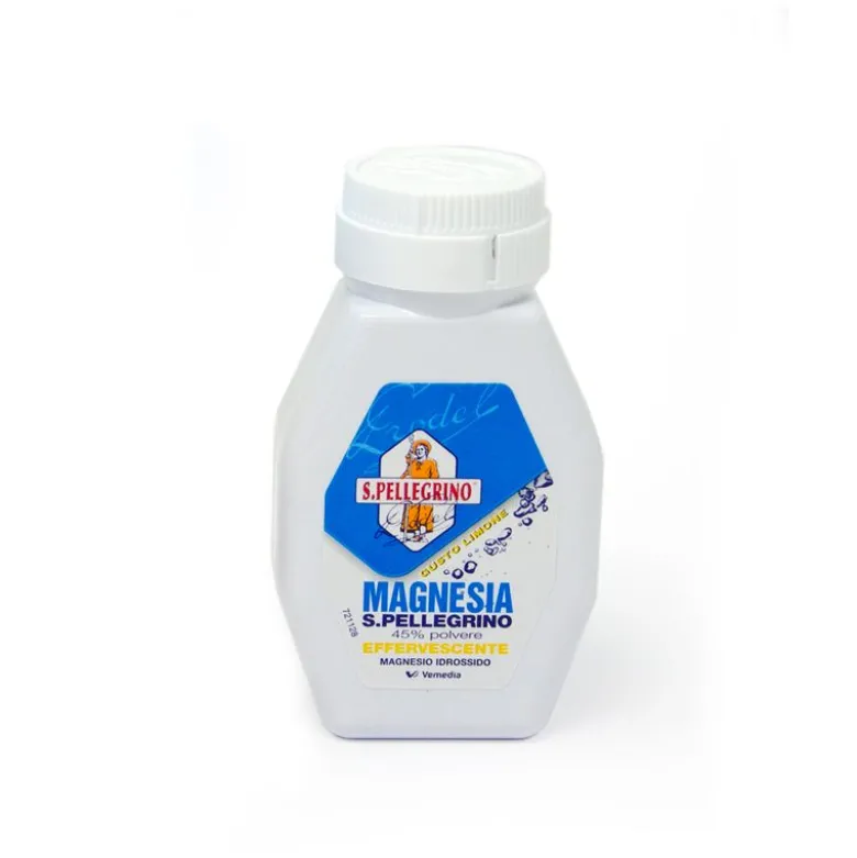 S.Pellegrino Magnesia stitichezza occasionale 45% polvere effervescente 100g gusto limone