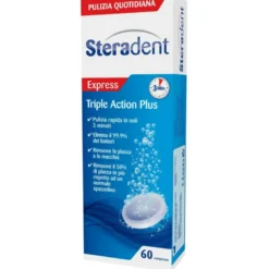Steradent Triple Action Plus 60 Compresse