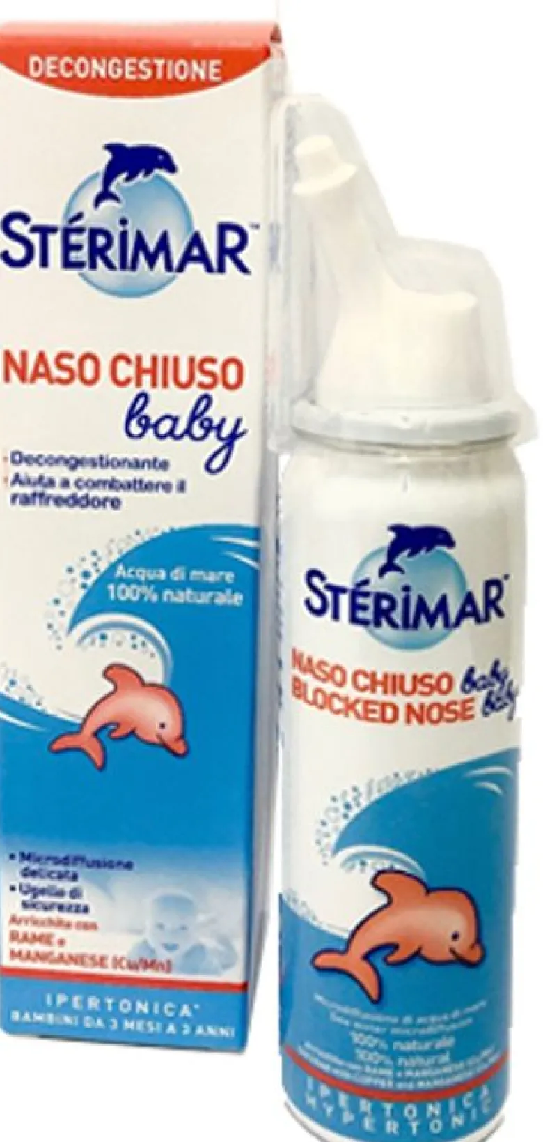Sterimar Baby Naso Chiuso Soluzione Leggermente Ipertonica 50ml
