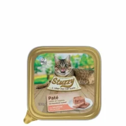Stuzzy Paté Classico Con Salmone Per Gatti Adulti Vaschetta 100g