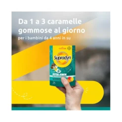 Supradyn Difese Junior Integratore Difese Immunitarie Bambini con Vitamina C D e Zinco 25 Caramelle Gommose