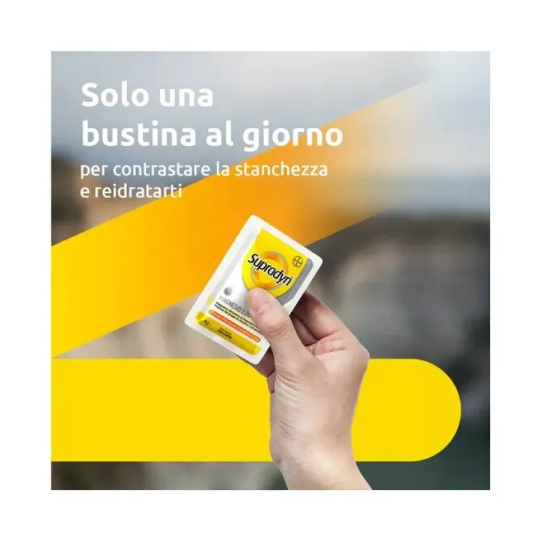 Supradyn Magnesio e Potassio Integratore sport con Vitamine B Vitamina C e Minerali 14 Bustine Eff
