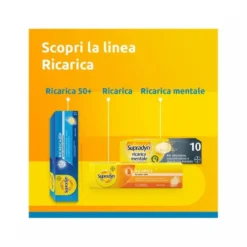 Supradyn Ricarica 50+ Integratore Vitamine e Minerali con Antiossidanti 15 Compresse Effervescenti