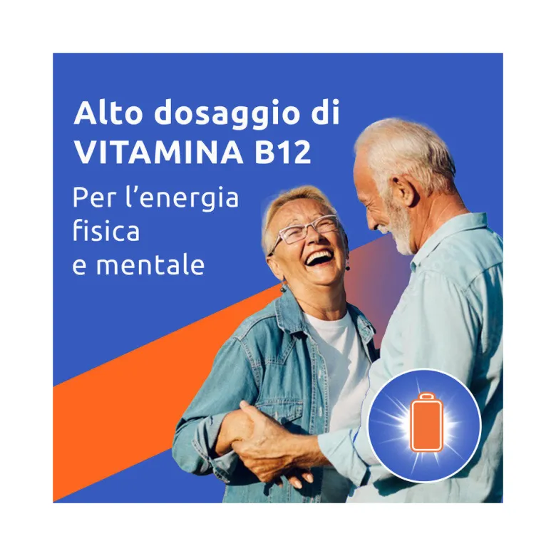 Supradyn Ricarica PRO B12 Integratore Adulti 50+ con Vitamina B12 e Zinco 10 Flaconcini