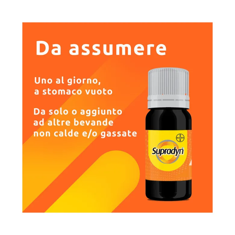 Supradyn Ricarica PRO B12 Integratore Adulti 50+ con Vitamina B12 e Zinco 10 Flaconcini