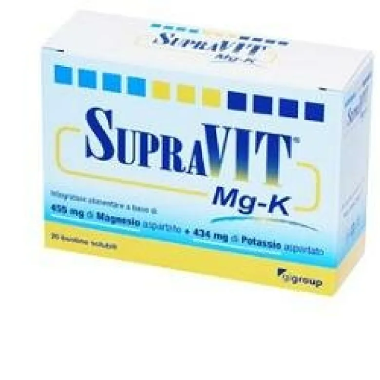 Supravit Recupera MG+K Metabolismo Energetico e Funzione Muscolare 20 bustine