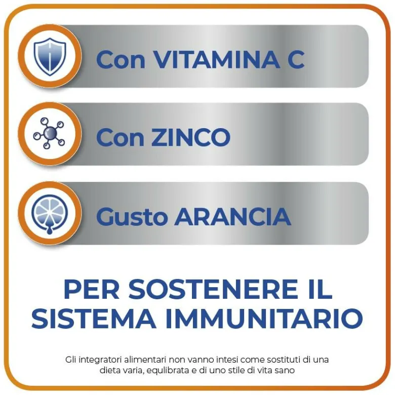 Sustenium immuno 14 bustine gusto Arancia