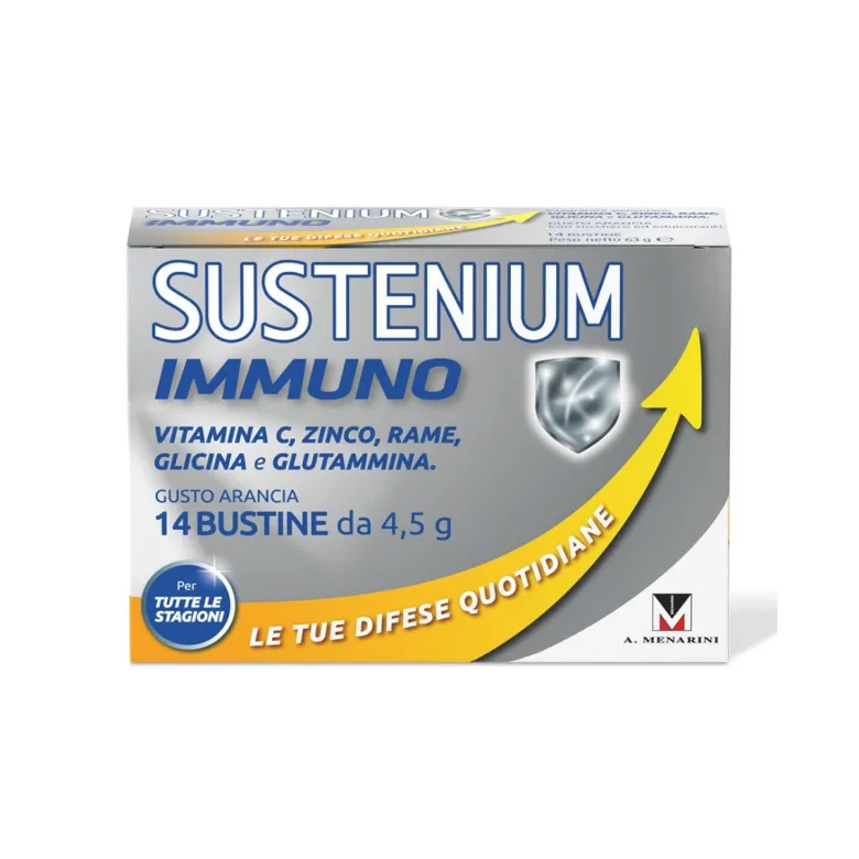 Sustenium immuno 14 bustine gusto Arancia
