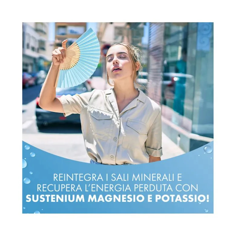 Sustenium Magnesio e Potassio Gusto Arancia 28 bustine