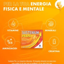 Sustenium Plus 22 Bustine - Integratore Energetico Potente