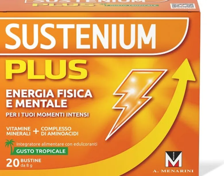 Sustenium Plus Energia Fisica E Mentale Gusto Tropicale 20 Bustine