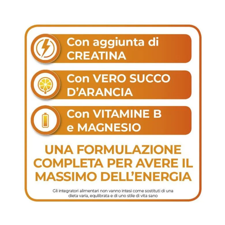 Sustenium Plus Intensive Formula energia e vitalità 12 bustine con succo d'arancia