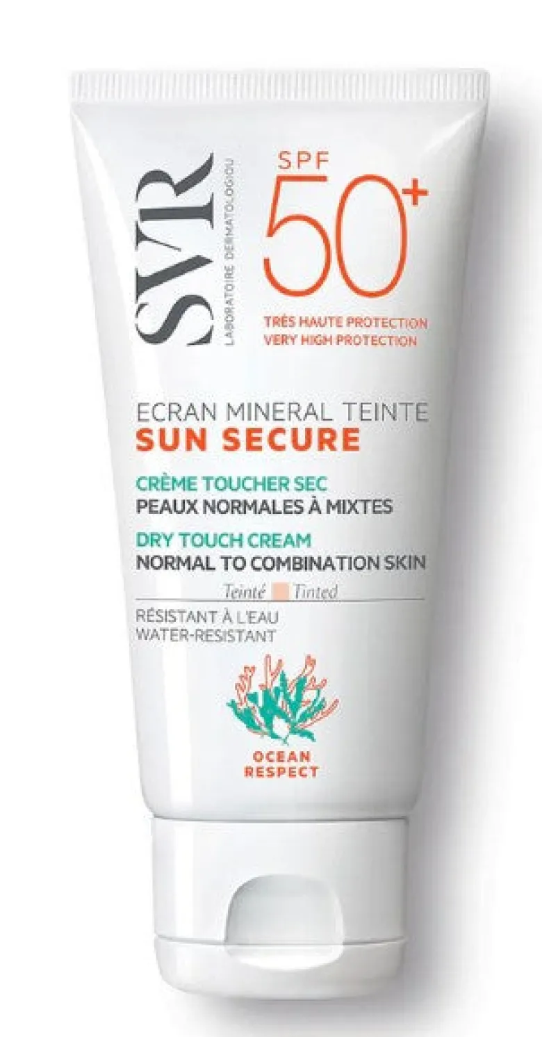 SVR Sun Secure Ecran Mineral Teinté Crema Viso Pelle Normale Mista 50ml