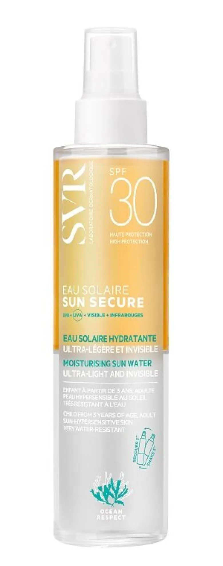 SVR Sun Secure SPF30 acqua solare idratante 200ml