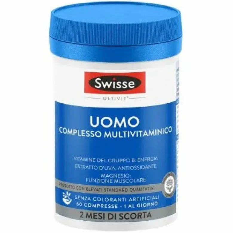 Swisse Multivitaminico Uomo 60 Capsule - Benessere Quotidiano