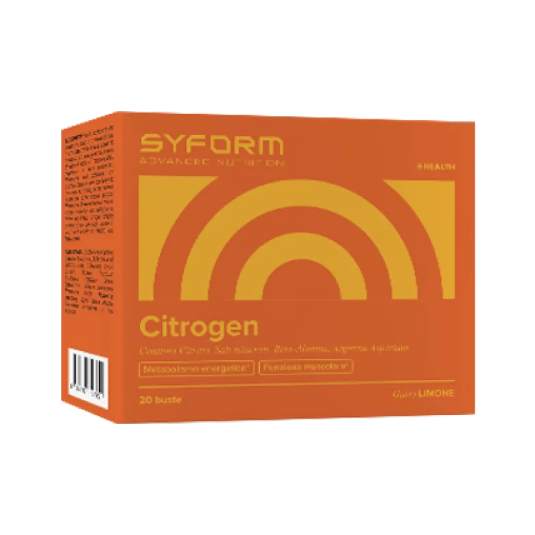 Syform Citrogen aminoacidi e sali minerali gusto limone 20 bustine