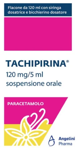 Tachipirina Sciroppo 120mg/5ml sospensione orale gusto vaniglia e caramello 120ml