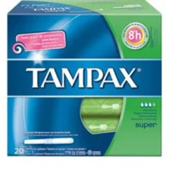 Tampax Blue Box Super 20 Assorbenti Interni Flussi da Medi ad Abbondanti