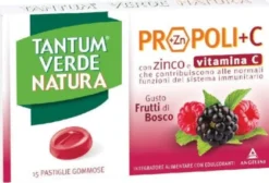 Tantum Verde Natura Propoli Frutti Di Bosco Con Zinco E Vitamina C 15 Pastiglie Gommose