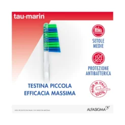 Tau-Marin Professional 27 Testina Corta spazzolino setole medie 1 pezzo colori assortiti
