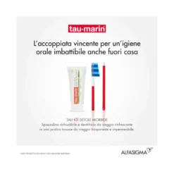 Tau-Marin Tau Kit Spazzolino e Dentifricio setole blu 20ml