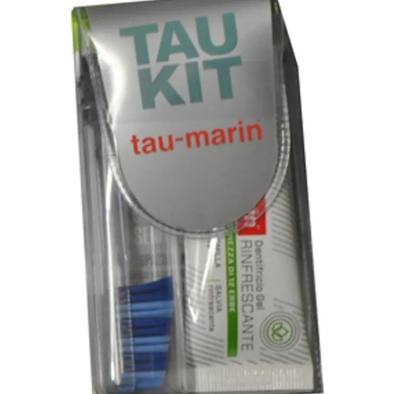 Tau-Marin Tau Kit Spazzolino e Dentifricio setole blu 20ml