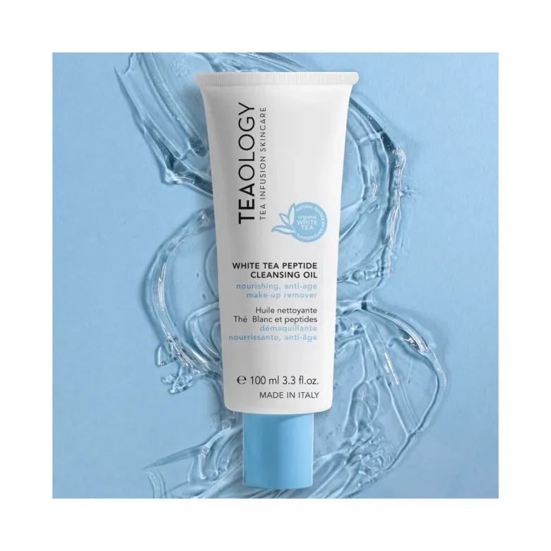 Teaology White Tea Olio Detergente Viso E Occhi Ai Peptidi 100ml