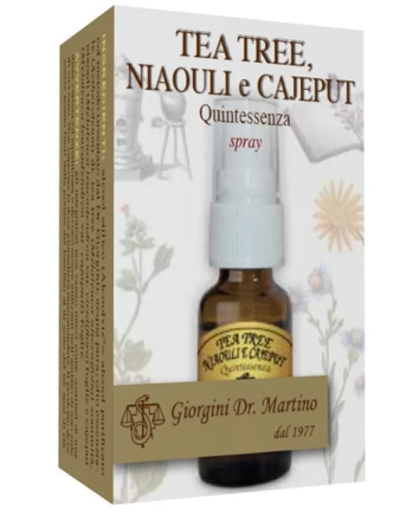 TEA TREE, NIAOULI e CAJEPUT Quintessenza spray