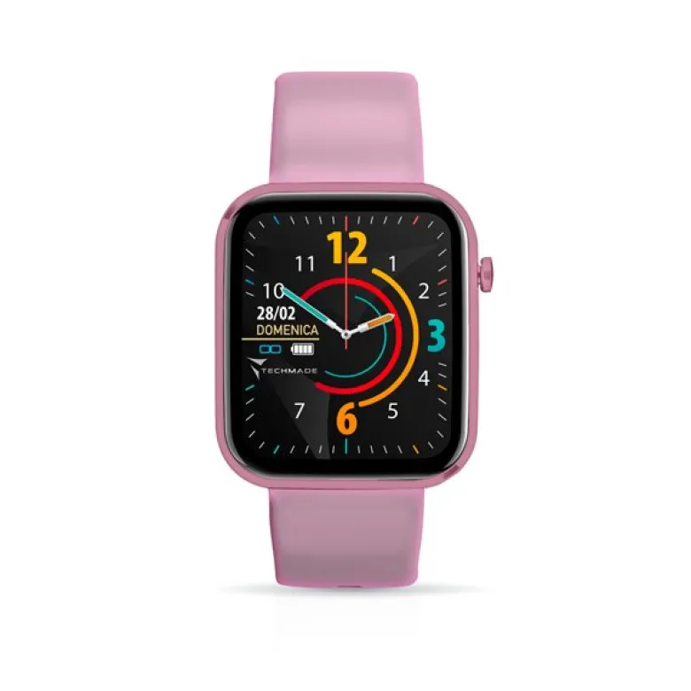 Techmade Have Smartwatch Con Frame In Alluminio 1,68 Pink