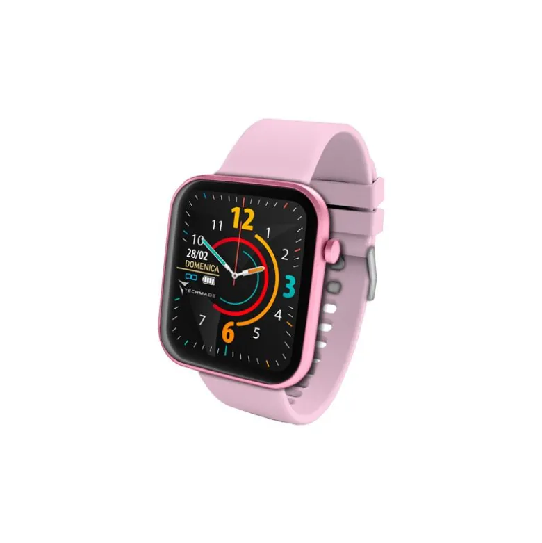 Techmade Have Smartwatch Con Frame In Alluminio 1,68 Pink