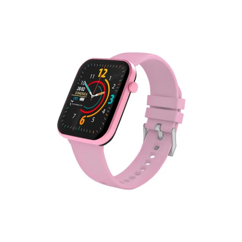 Techmade Have Smartwatch Con Frame In Alluminio 1,68 Pink