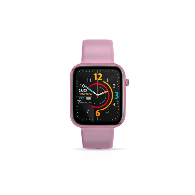 Techmade Have Smartwatch Con Frame In Alluminio 1,68 Pink