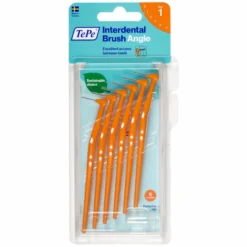 Tepe Angle Arancione Scovolino Angolato Per Pulizia Interdentale Misura Iso 1 Filo 0,45 Mm 6 Pezzi