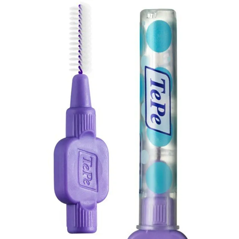 TePe Original Viola Scovolino Per Pulizia Interdentale Misura ISO 6 Filo 1,1 mm 6 Pezzi