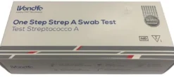 Test Autodiagnostico One Step Strep a Rilevazione Qualitativa Antigeni Streptococco a in Tampone Faringeo 1 Pezzo