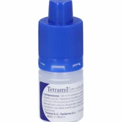 Tetramil 0,3%+0,05% Collirio Per Occhi Arrossati Infiammati e Congiuntiviti Allergiche 10ml