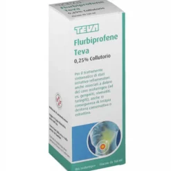 Teva Fluribiprofene 0,25 collutorio 160 ml