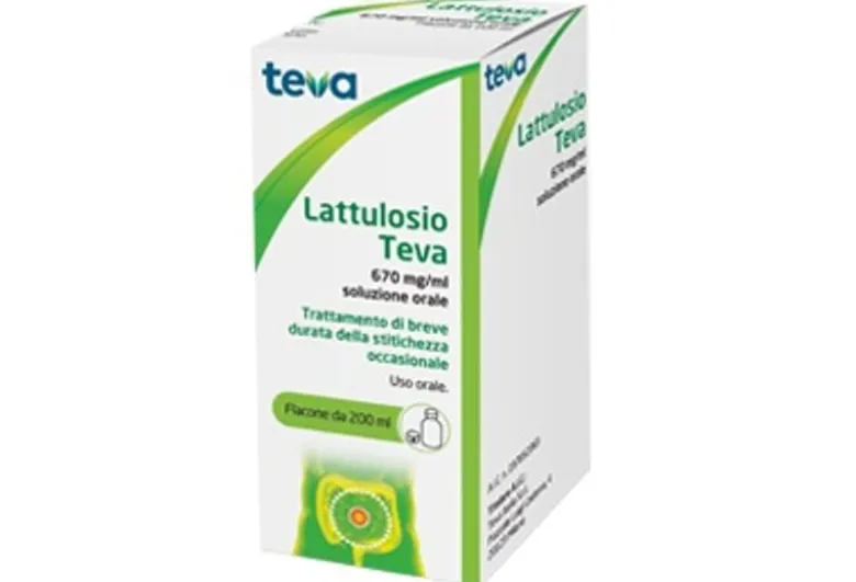 Teva Lattulosio 670mg/l soluzione orale flacone da 200ml stitichezza occasionale