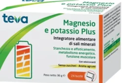 Teva Magnesio e Potassio per stanchezza e affaticamento 24 buste