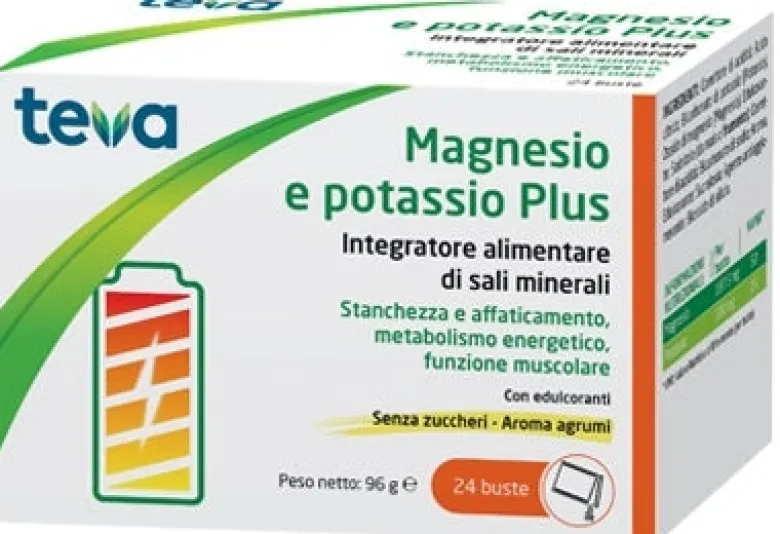 Teva Magnesio e Potassio per stanchezza e affaticamento 24 buste