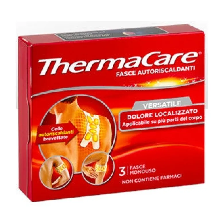 Thermacare Fascia Autoriscaldante Versatile Per Dolore Localizzato 3 Fasce
