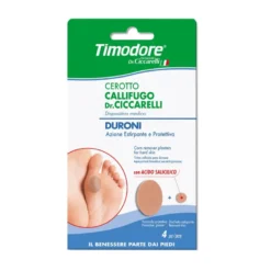 Timodore callifugo cerotti per duroni 4 dischetti + 4 cerotti