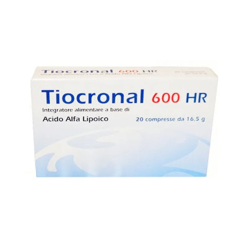 Tiocronal 600 HR integratore antiossidante 20 compresse