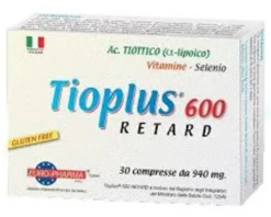 Tioplus 600 Retard integratore alimentare utile come antiossidante 30 compresse