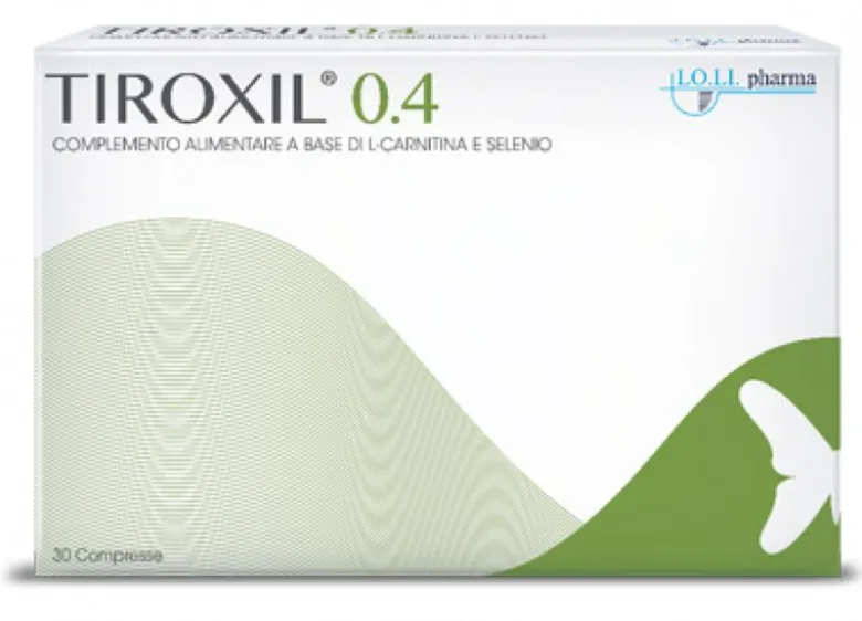 Tiroxil 0.4 a base di L-carnitina e selenio 30 compresse