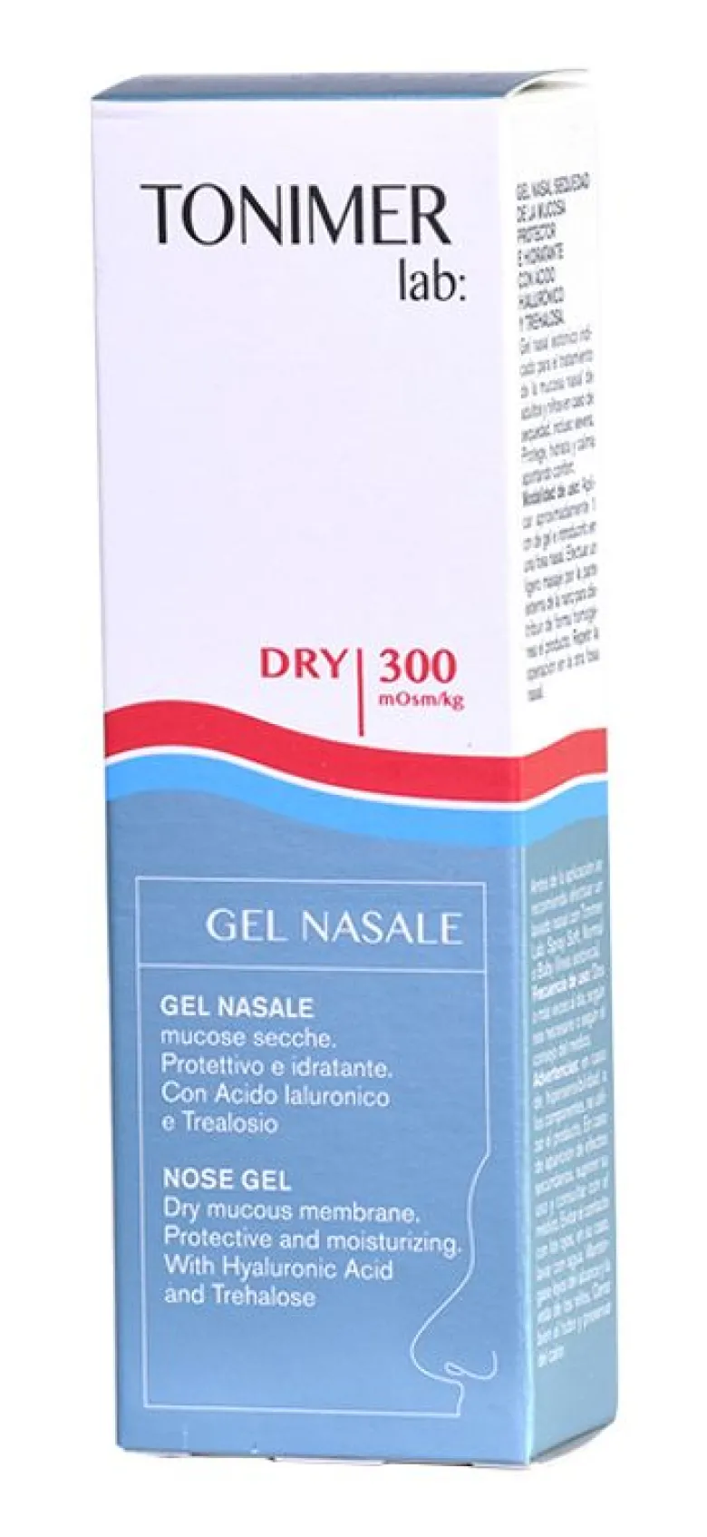 Tonimer Lab Dry 300 Gel Nasale per le mucose secche 15ML