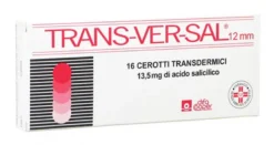 TRANS-VER-SAL cerotti transdermici 12 mm 13,5 mg acido salicilico 16 pz